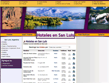 Tablet Screenshot of hotelesensanluis.info